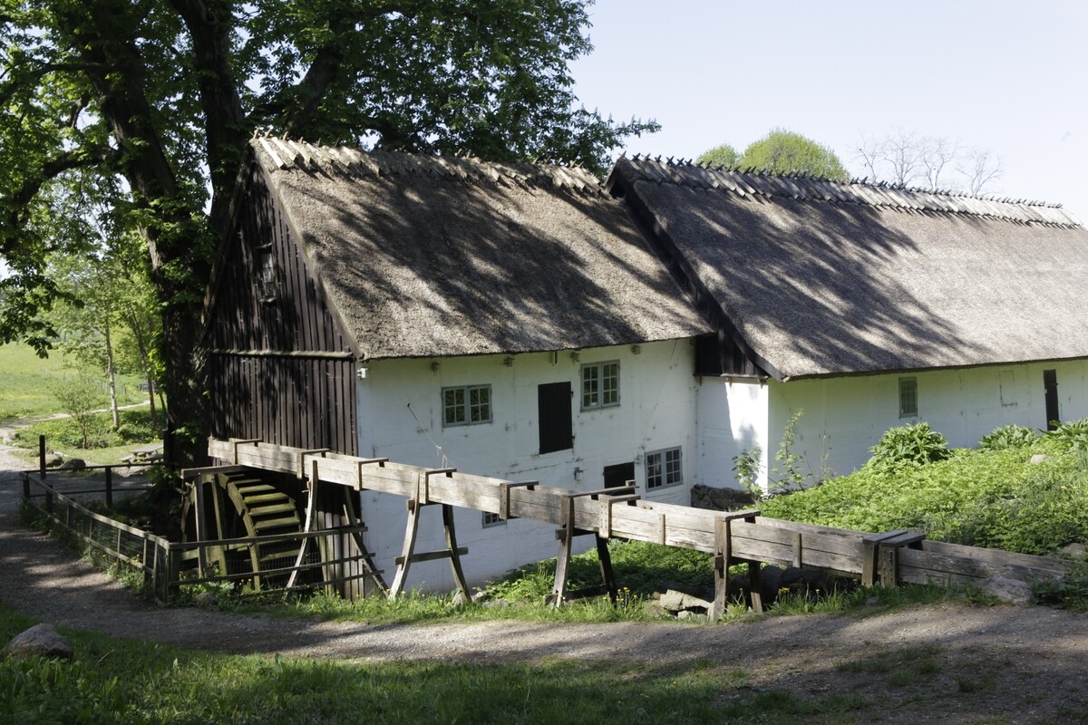 Historischer Komplex Wassermühle Tadre Mølle bei Roskilde