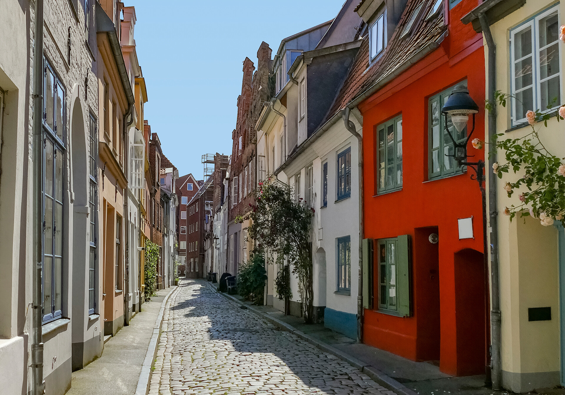 Smal gade i Lübeck