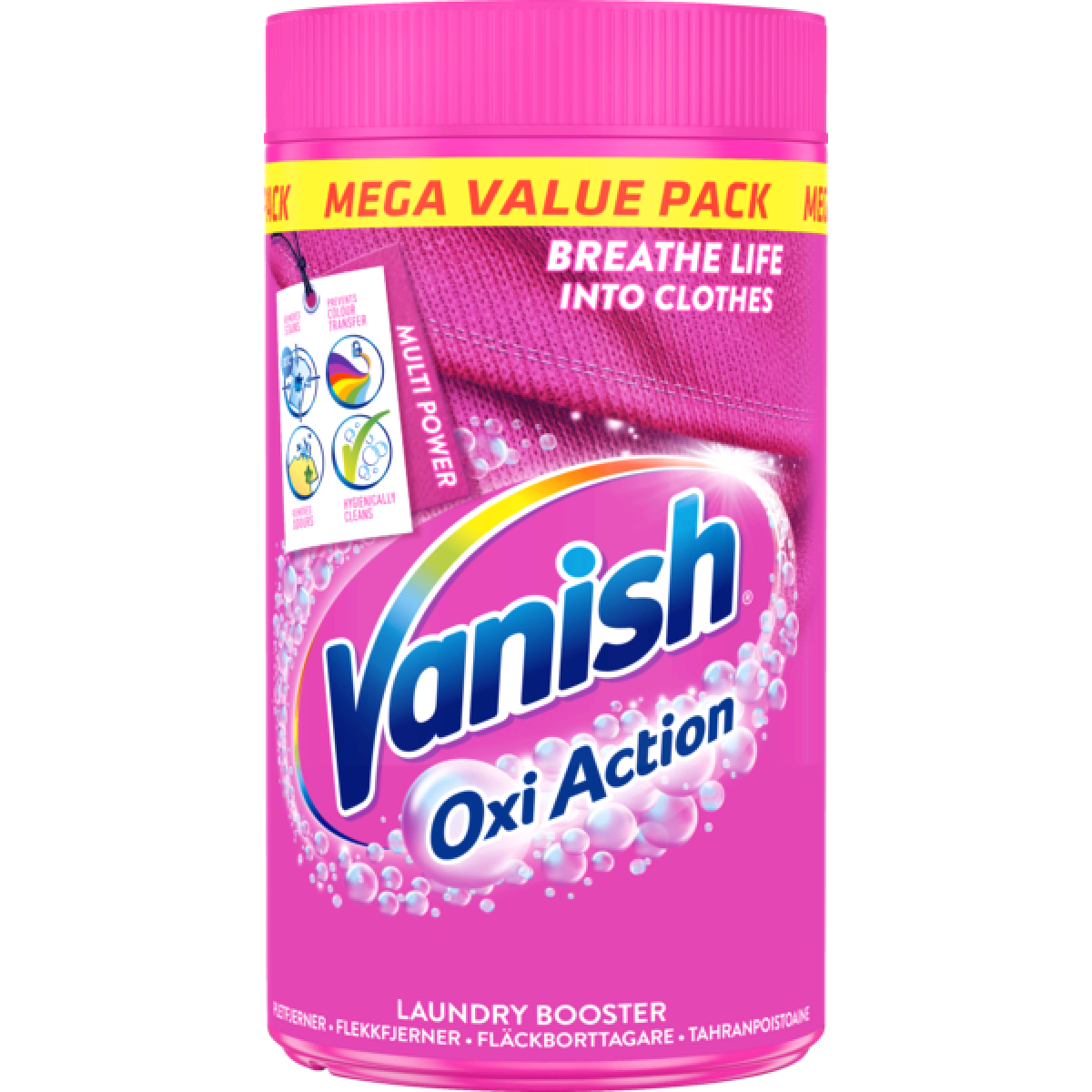 Vanish Oxi Action Laundry Booster Powder Bordershop