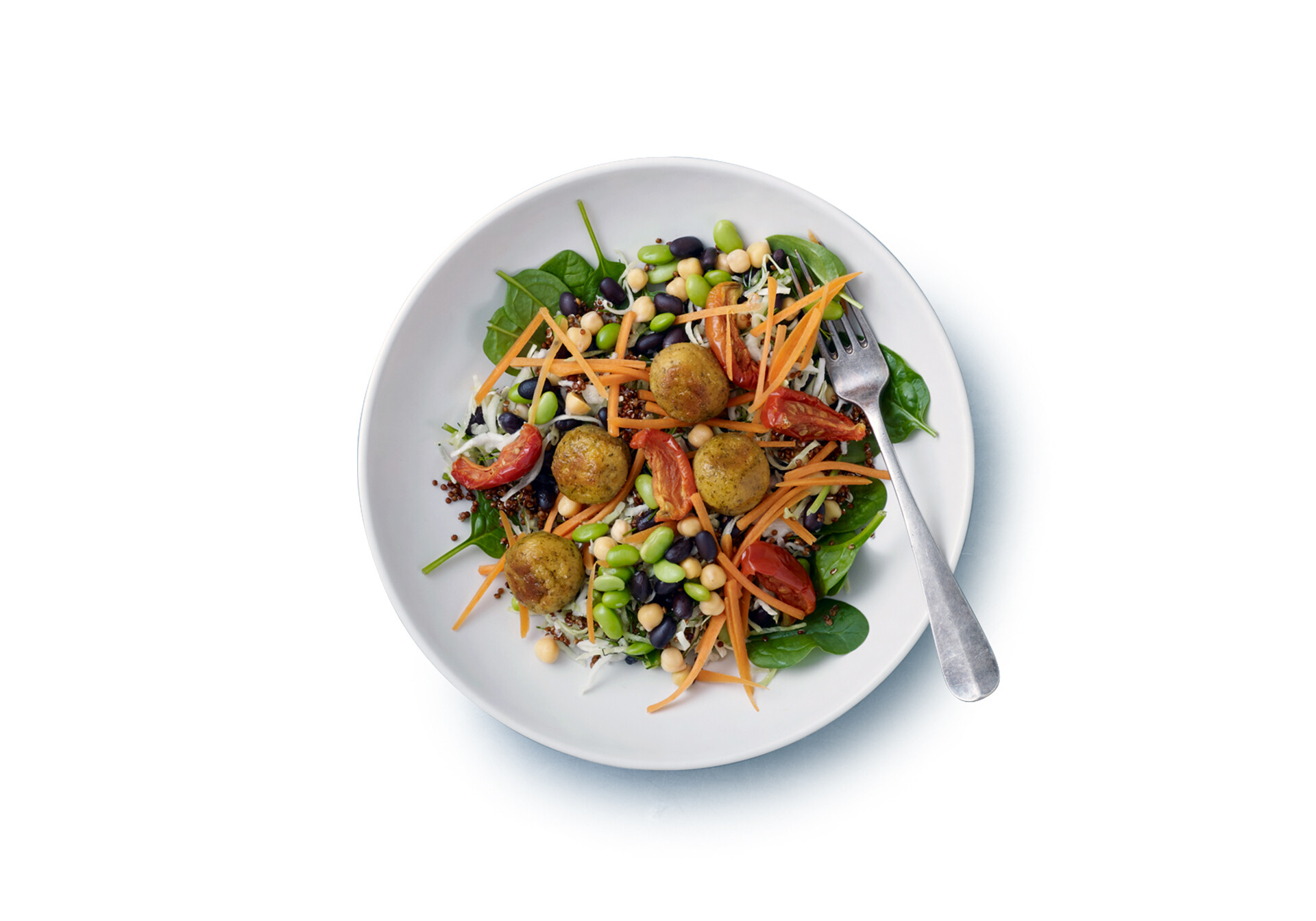 Falafel and salad – vegetarian