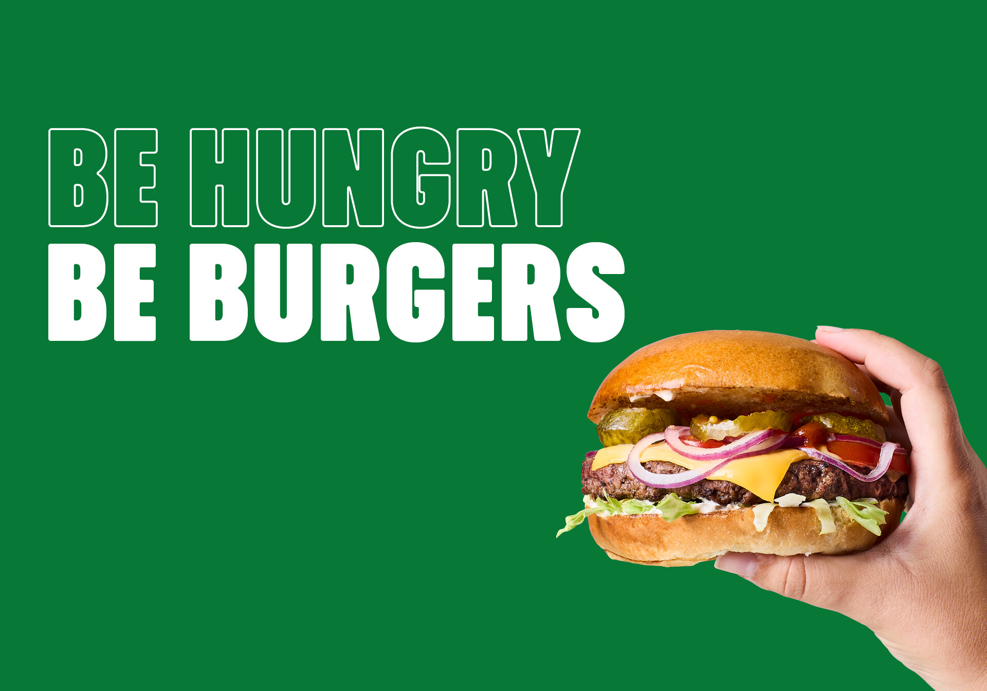 Be burgers banner