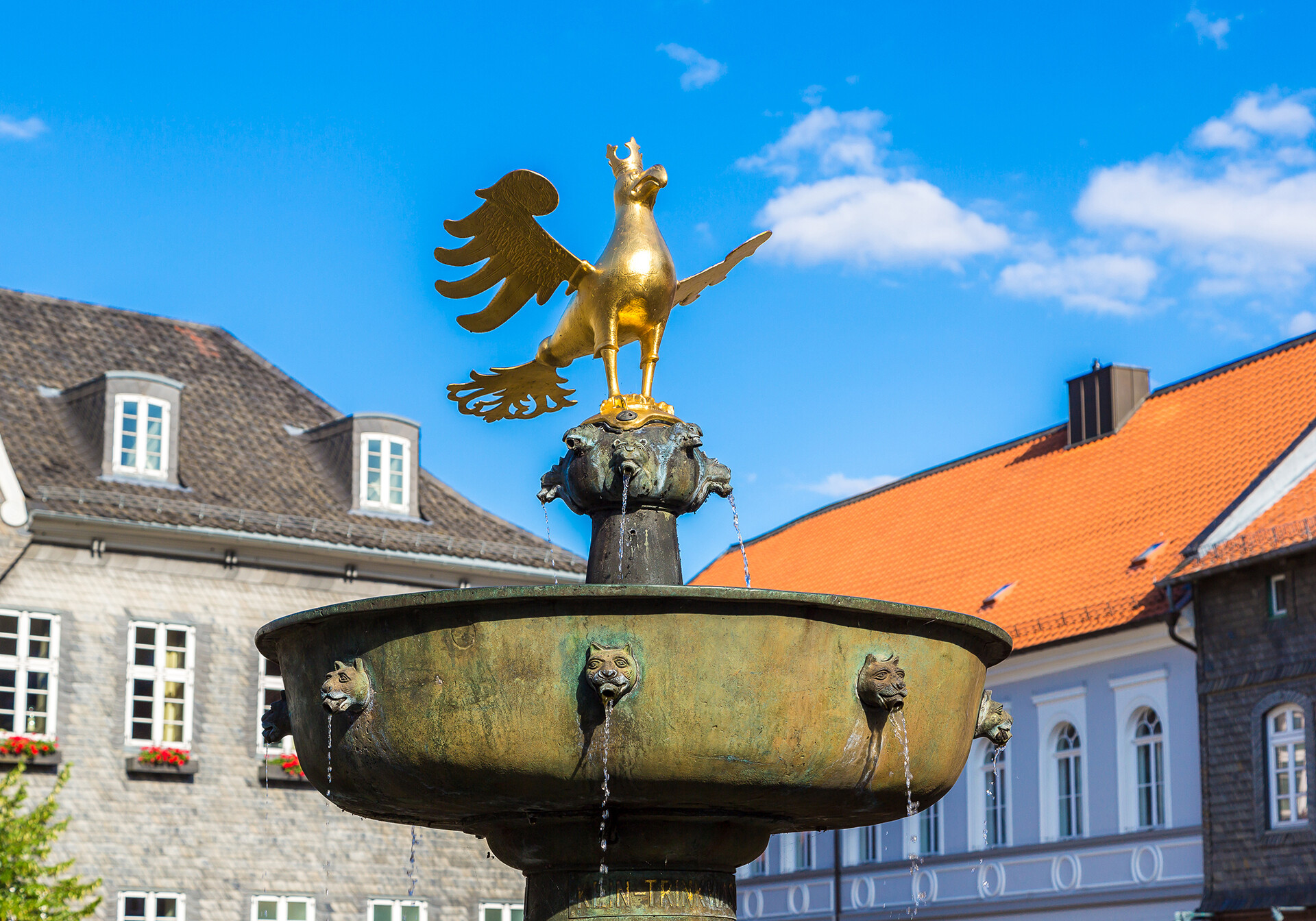Springvand på Goslars markedsplads