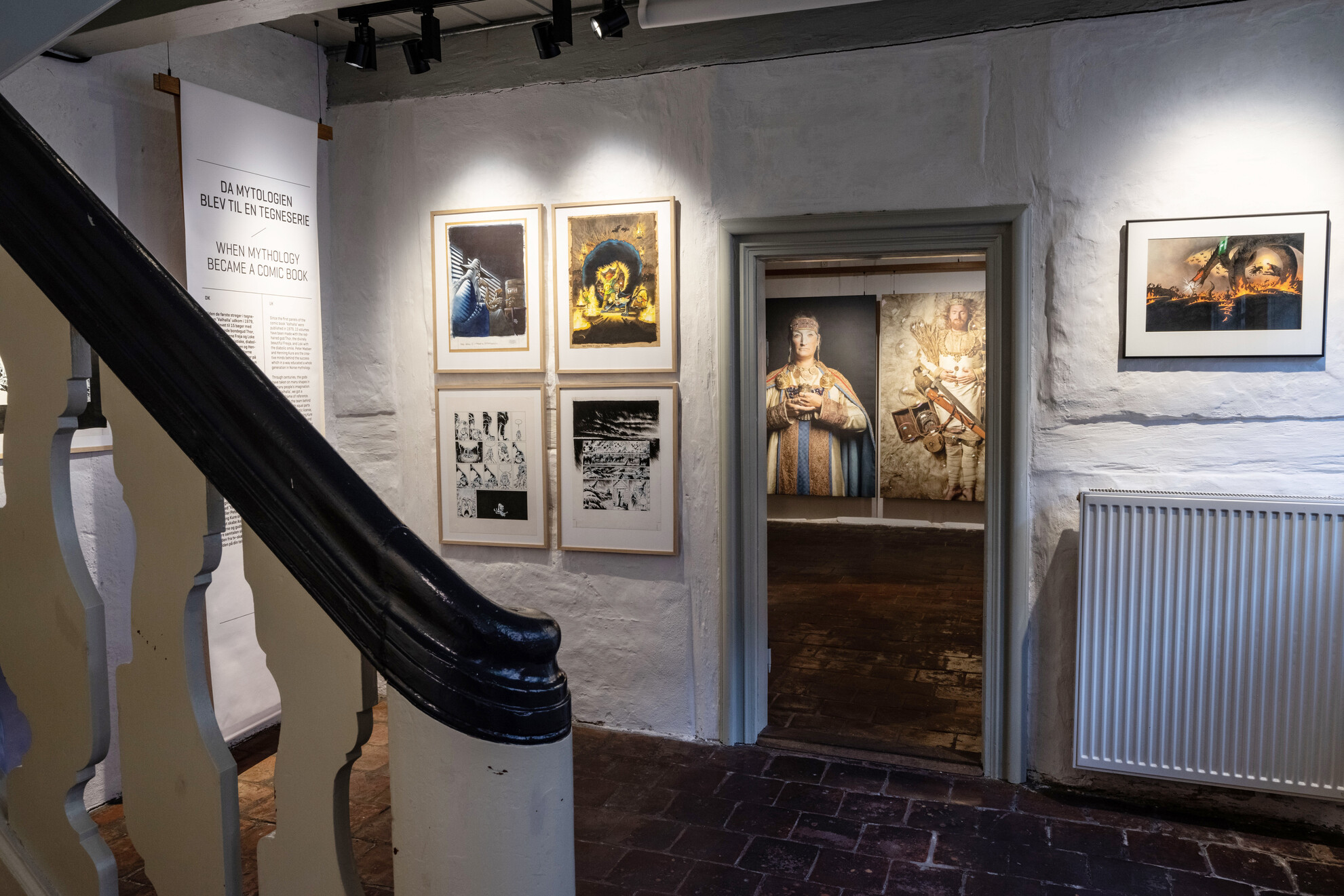 Räume mit der Ausstellung im Køge Museum
