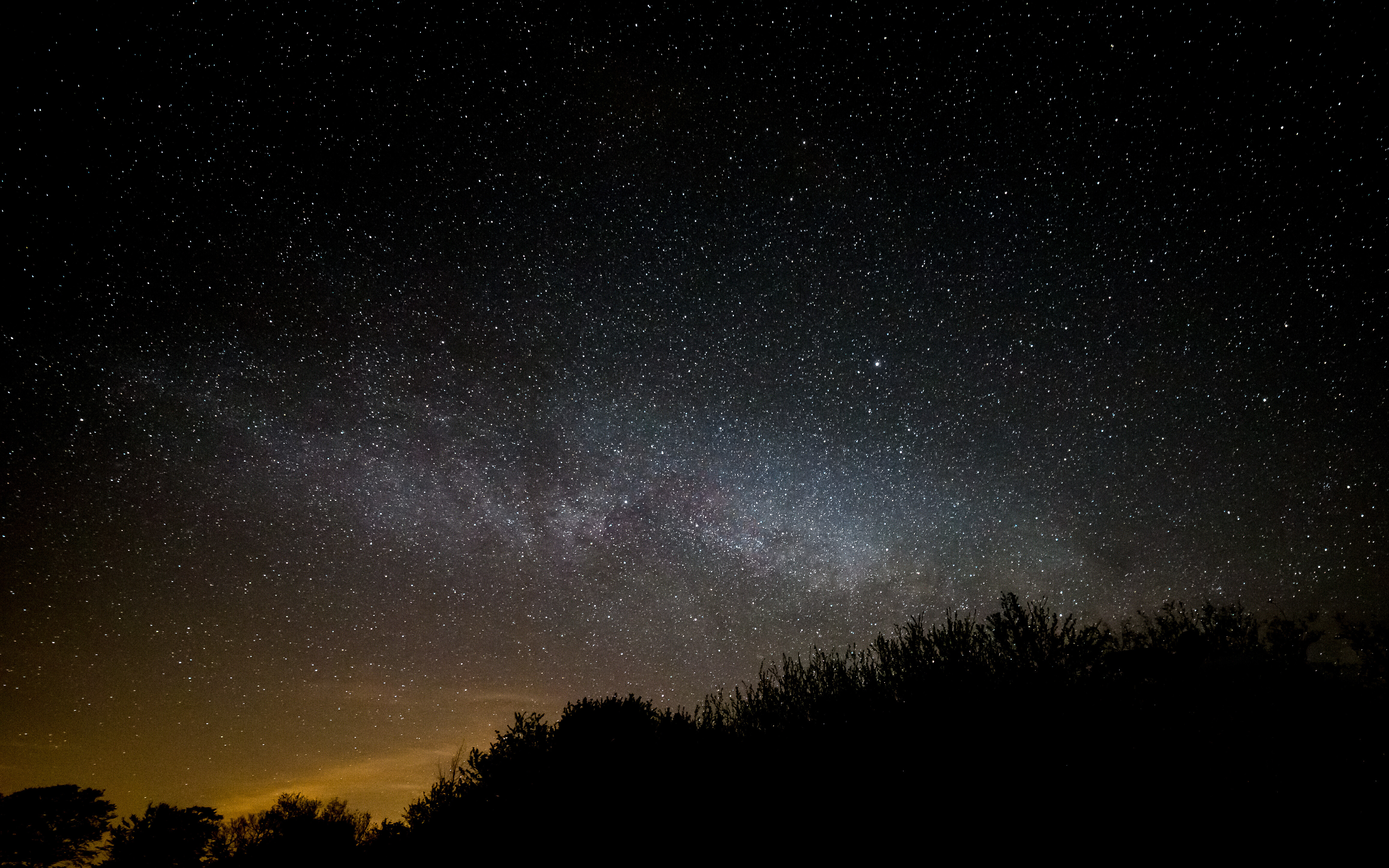 Sternenhimmel nahcts im Dark Sky Park in Dänemark