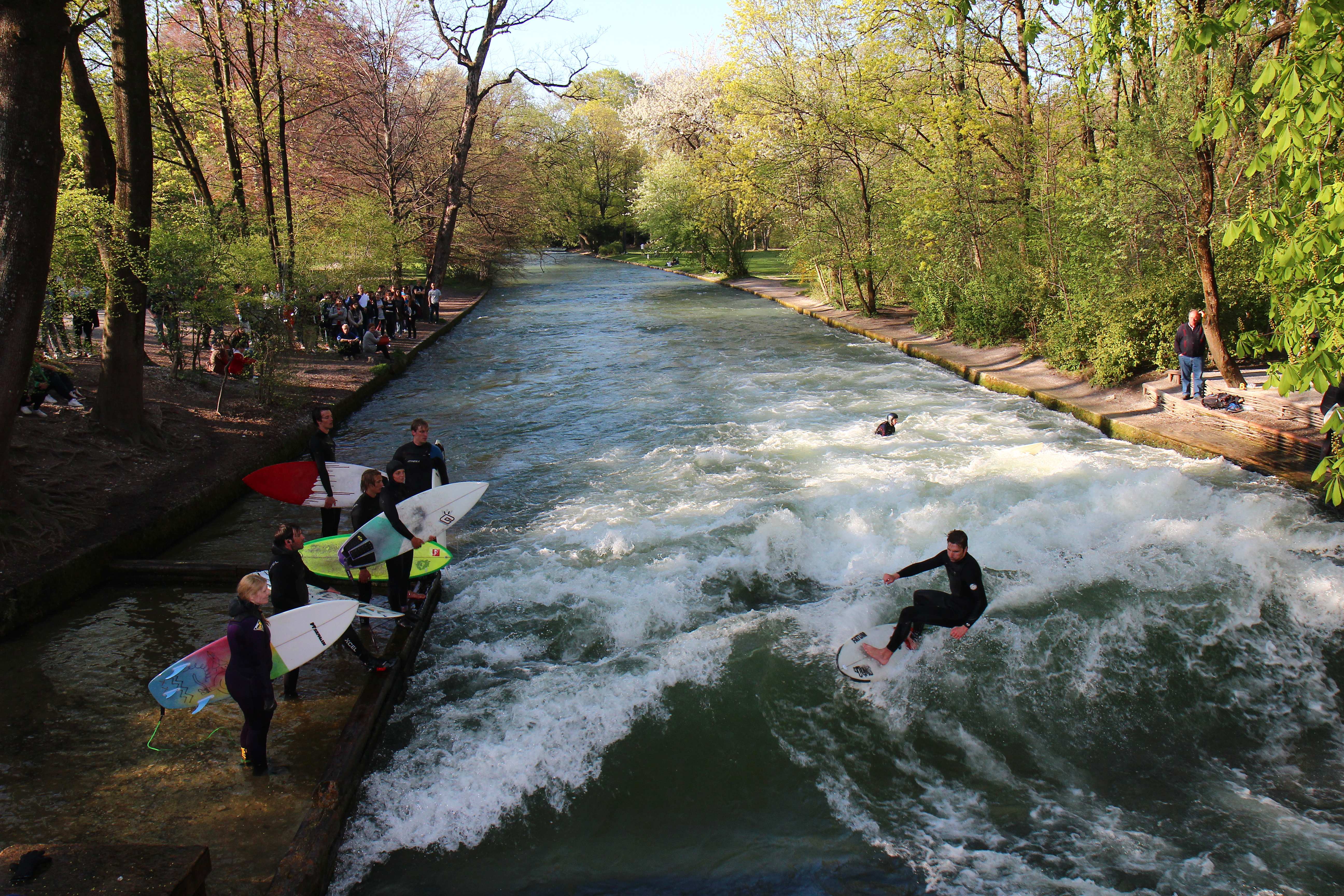 Eisbach Im Englischen Garten 