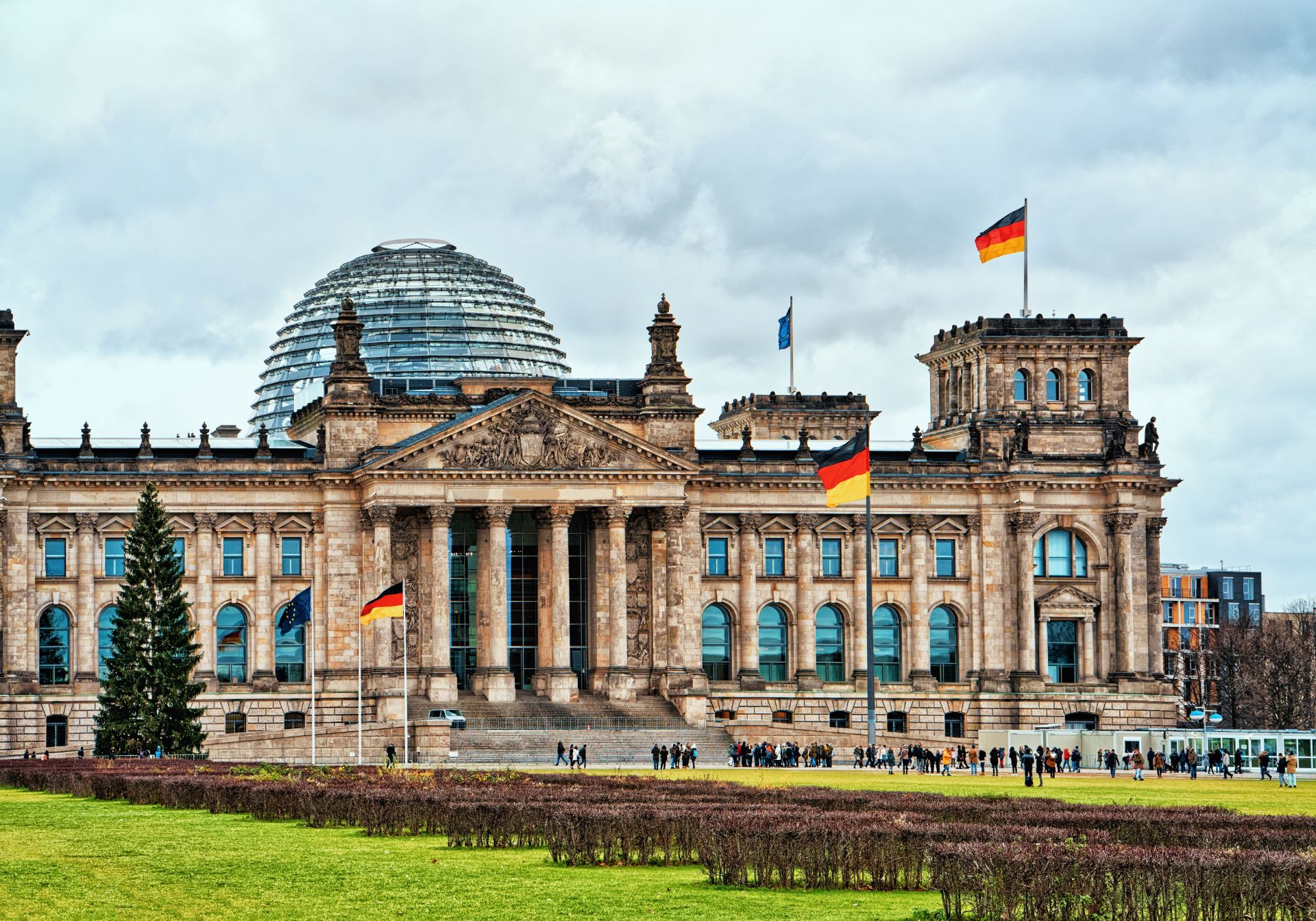 Reichstag Bygning i Berlin