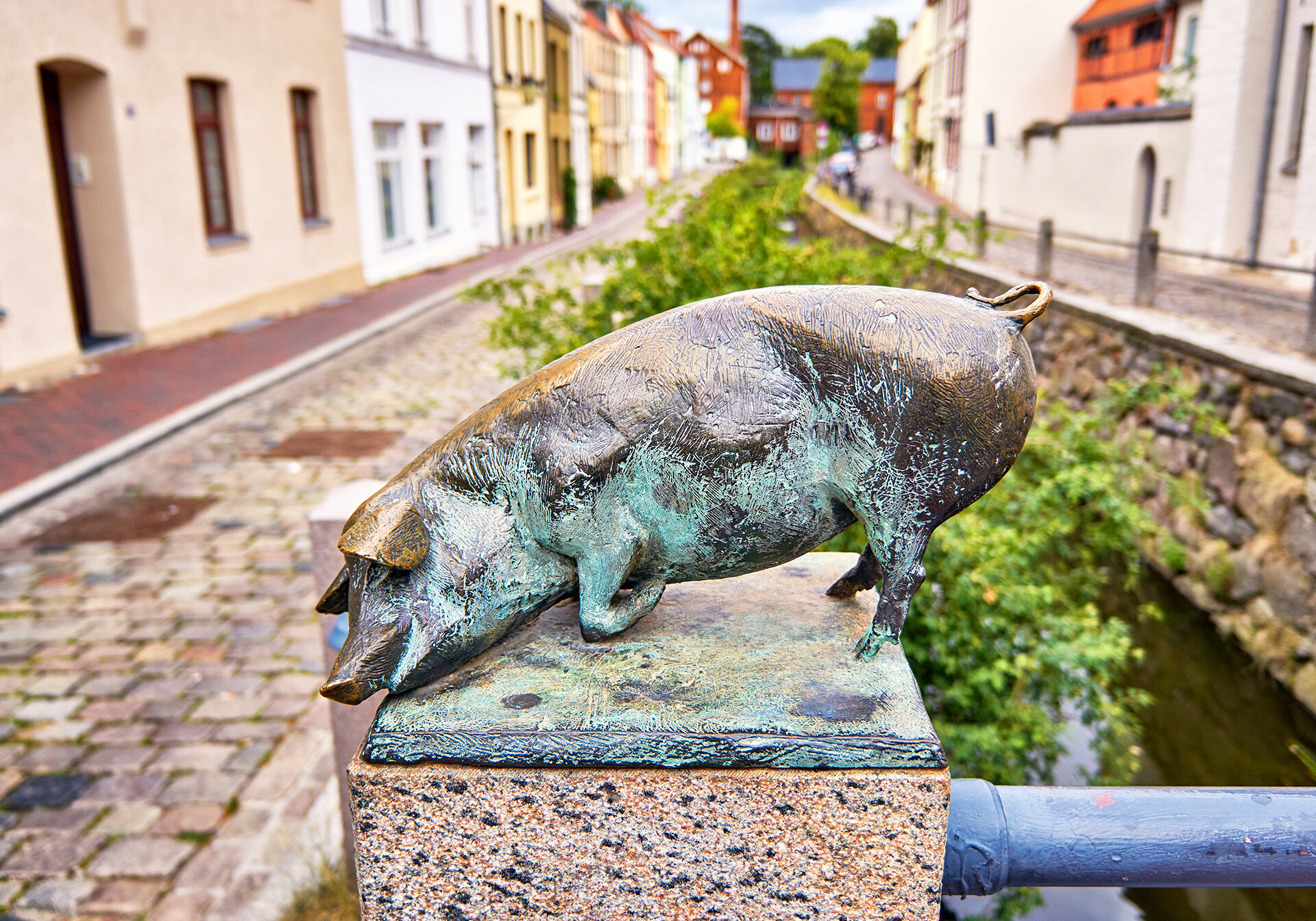 Die Schweinebrucke-broen i Wismar